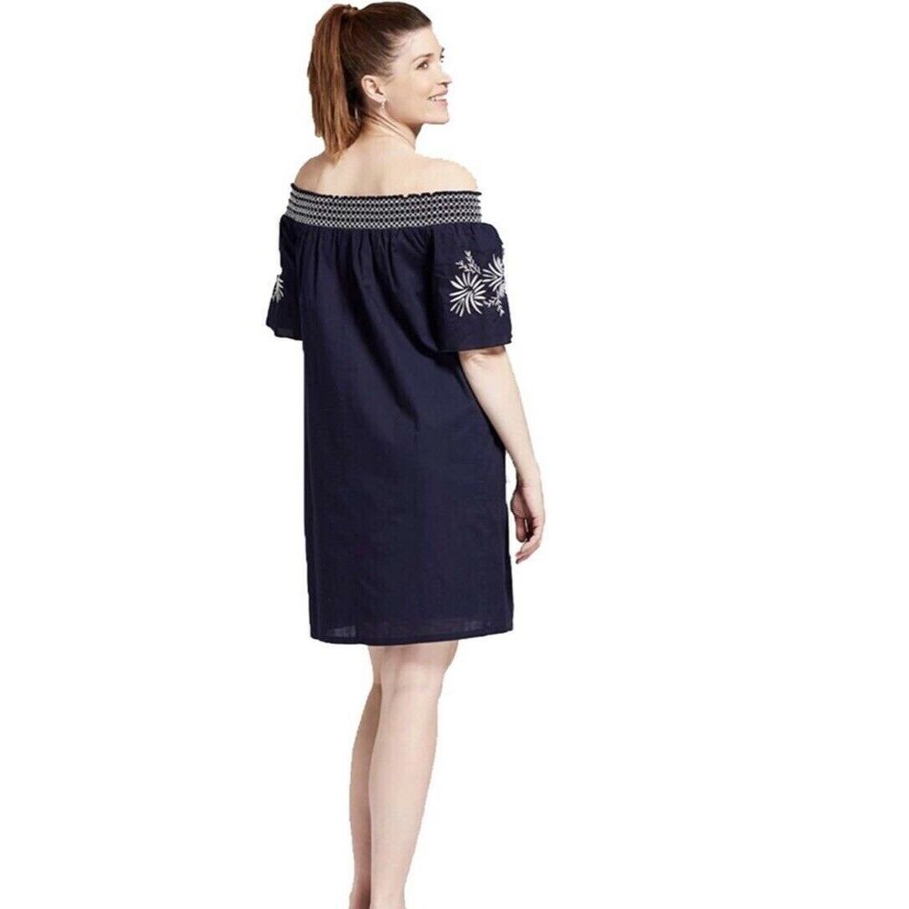 Isabel maternity  dress  navy short sleeve XXL - Picture 2 of 4